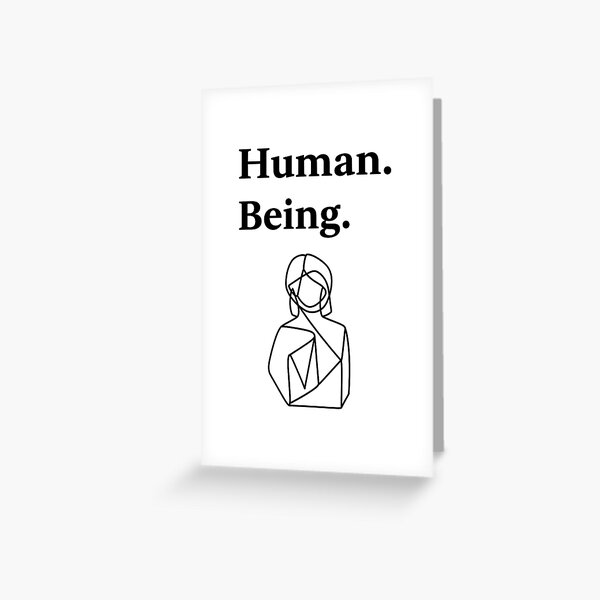 Item preview, Human Being Abstract Minimalist Line Art  designed and sold by k3rstman1.