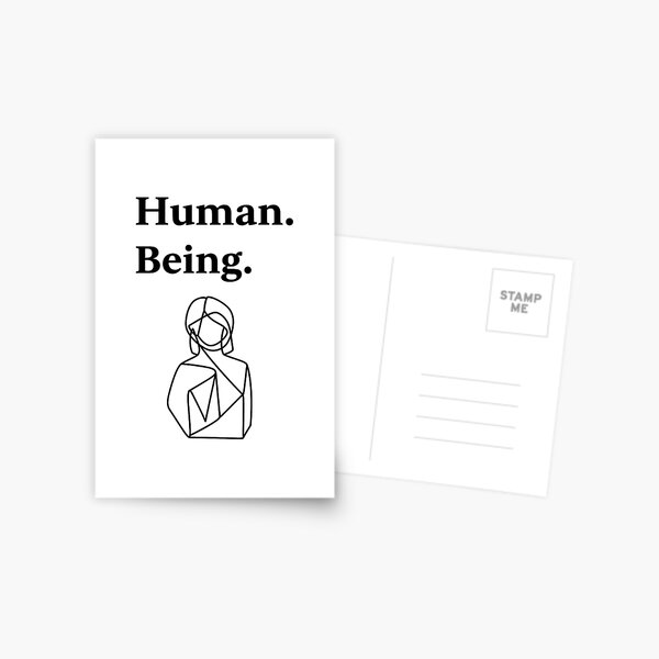 Item preview, Human Being Abstract Minimalist Line Art  designed and sold by k3rstman1.