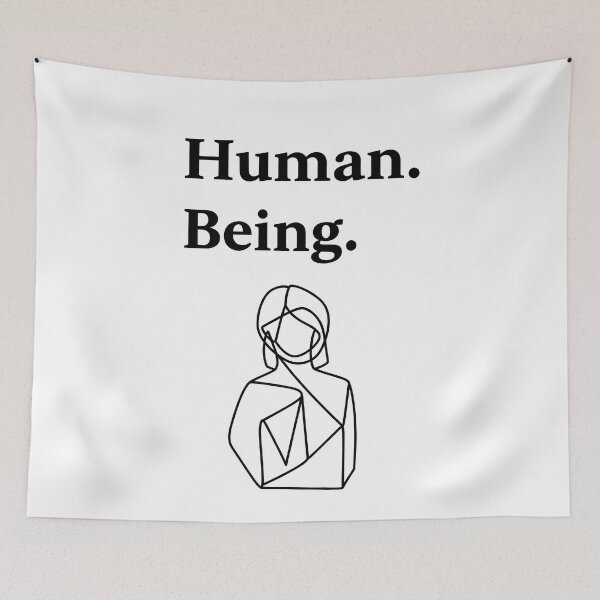 Item preview, Human Being Abstract Minimalist Line Art  designed and sold by k3rstman1.