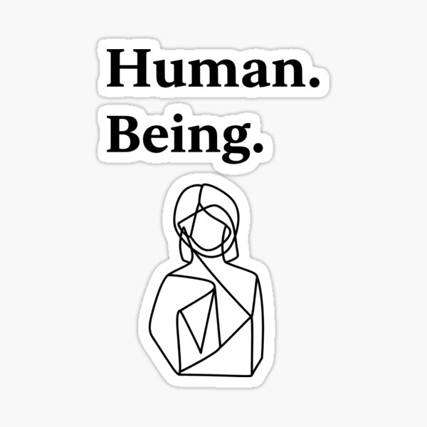Item preview, Human Being Abstract Minimalist Line Art  designed and sold by k3rstman1.