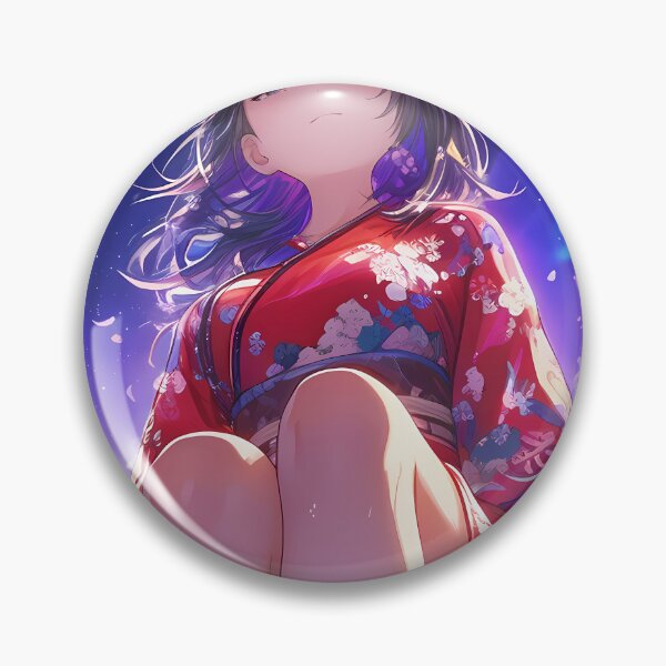 Item preview, Taihou Crimson Kimono Azur Lane Anime Moonlit Blossoms designed and sold by mildaclairmo.