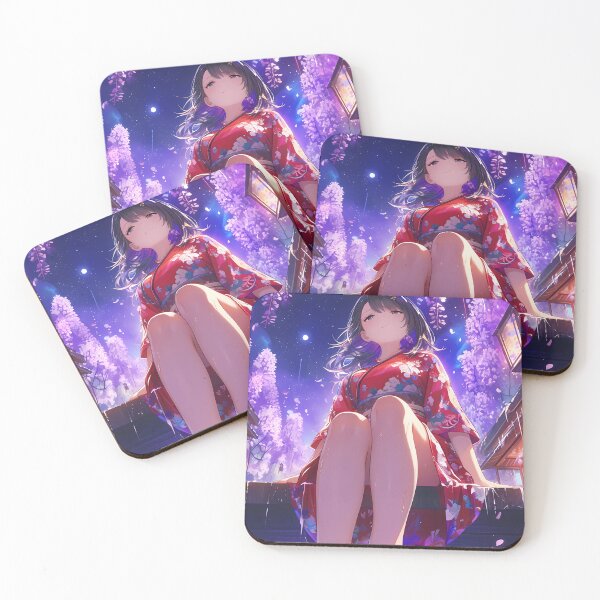 Item preview, Taihou Crimson Kimono Azur Lane Anime Moonlit Blossoms designed and sold by mildaclairmo.
