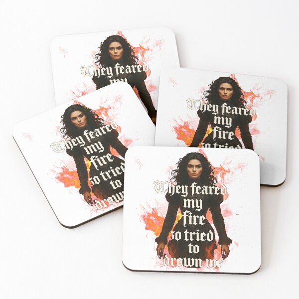 Item preview, Fire Woman Quote – Empowering Gothic Art with Flames designed and sold by JenniferCreaArte .