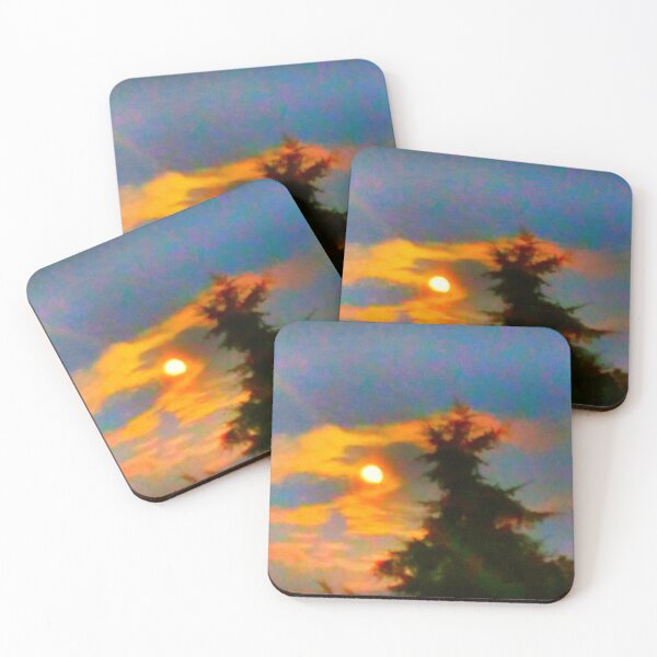 Item preview, Amanecer y abeto designed and sold by The Rage Garden.