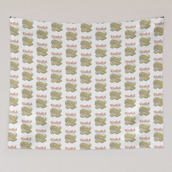 Item preview, Vintage retro design of assorted German food designed and sold by Rhu Creations.