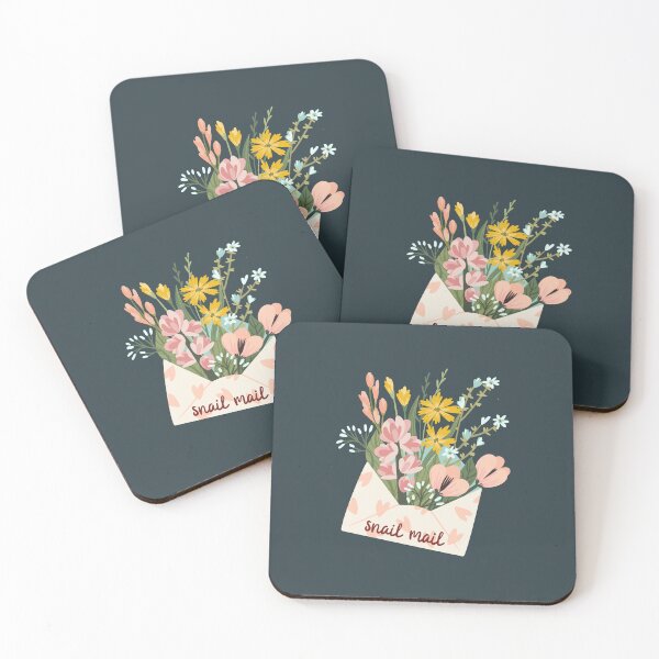 Item preview, Snail Mail Letter with Flowers designed and sold by PeachyLitchi.