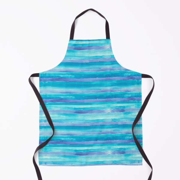 Item preview, Ocean Stripes, abstract watercolour designed and sold by Sarah Rudge.