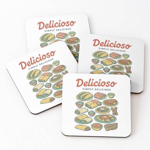 Item preview, Vintage retro design of assorted Mexican food designed and sold by Rhu Creations.