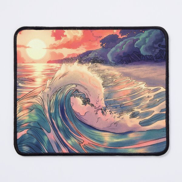 Item preview, San Juan del Sur Surf Poster • Nicaragua Pacific Coast • Maderas & Playa Hermosa Surf Art designed and sold by HELEKAICo.