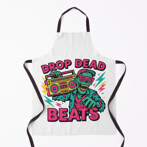 Item preview, Drop Dead Beats | 80s Zombie Boombox designed and sold by Oh, the HORROR!.