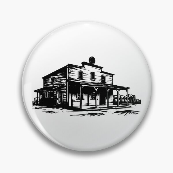 Item preview, Wild West Building Cowboy Old Saloon Bar Desert Country designed and sold by inkoutninja.