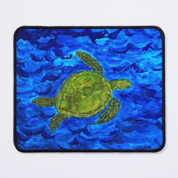Item preview, Sea Turtle Painting 111118 designed and sold by mandalafractal.