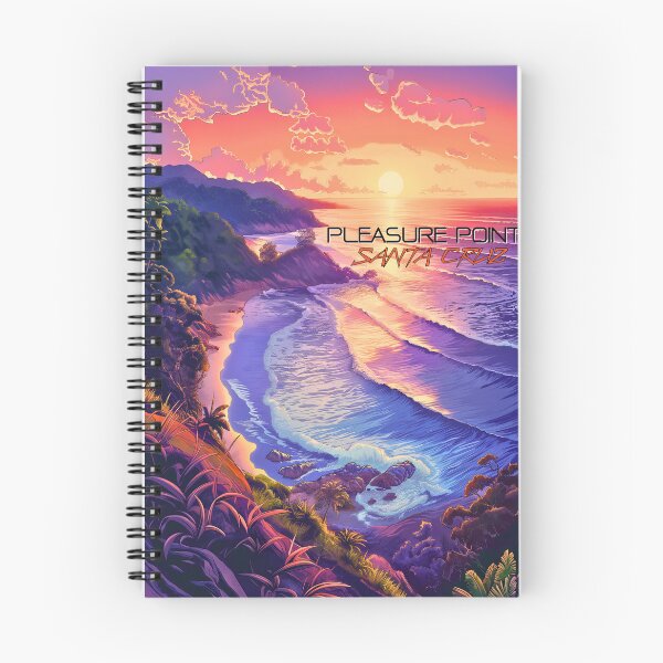 Item preview, Pleasure Point Surf Poster • Santa Cruz California • Iconic Reef Break Art • Coastal Surf Culture Print designed and sold by HELEKAICo.