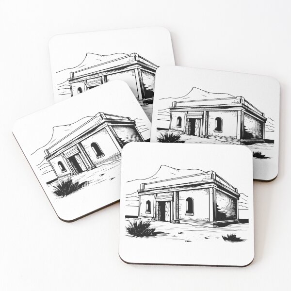 Item preview, Wild West Building Cowboy Old Saloon Bar Desert Country designed and sold by inkoutninja.