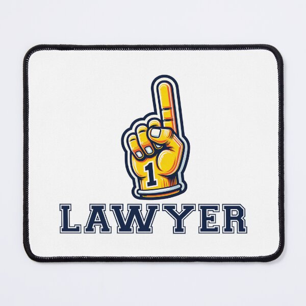 Item preview, Number One Lawyer designed and sold by teesaurus.