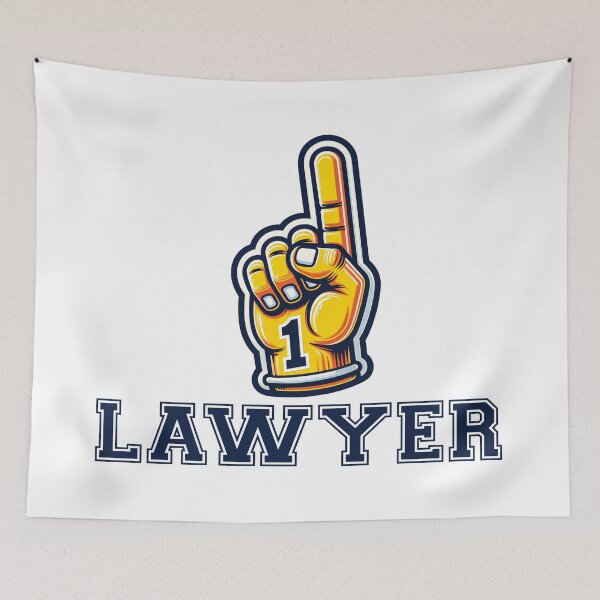 Item preview, Number One Lawyer designed and sold by teesaurus.