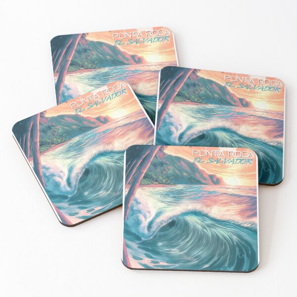 Item preview, Punta Roca Surf Poster • El Salvador Right Point • La Libertad Surf Art designed and sold by HELEKAICo.