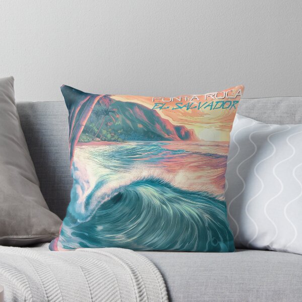 Item preview, Punta Roca Surf Poster • El Salvador Right Point • La Libertad Surf Art designed and sold by HELEKAICo.