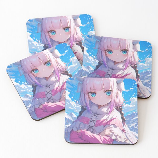 Item preview, Miss Kobayashi Kanna Kamui Dragon Maid Anime Snowy Winter Portrait Scene designed and sold by mildaclairmo.
