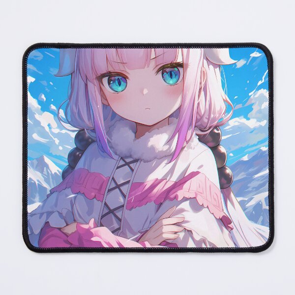 Item preview, Miss Kobayashi Kanna Kamui Dragon Maid Anime Snowy Winter Portrait Scene designed and sold by mildaclairmo.