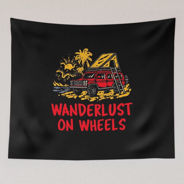 Item preview, Wanderlust on Wheels designed and sold by 87-Aesthetics.
