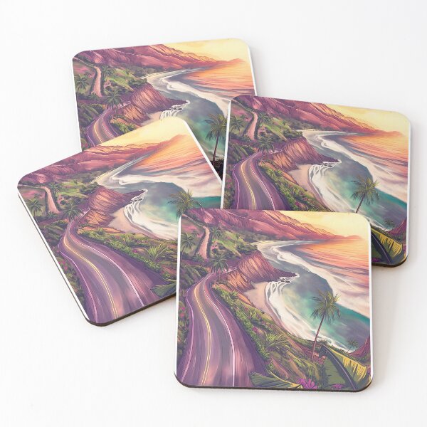 Item preview, Road to Hana Surf Poster • Maui Hawaii • Scenic Jungle & Bay Travel Art designed and sold by HELEKAICo.