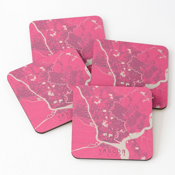 Item preview, Yangon City Map of Myanmar - Blossom designed and sold by deMAP.