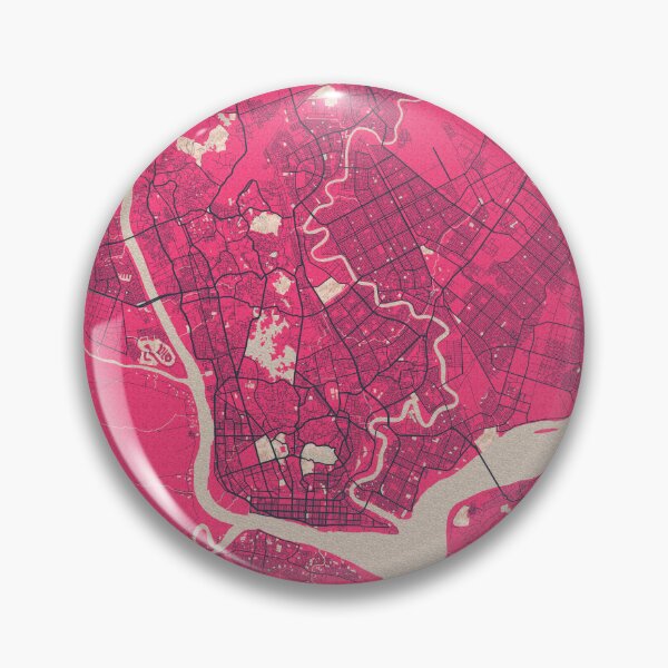 Item preview, Yangon City Map of Myanmar - Blossom designed and sold by deMAP.