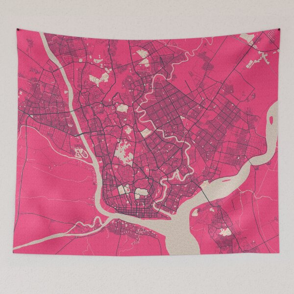 Item preview, Yangon City Map of Myanmar - Blossom designed and sold by deMAP.