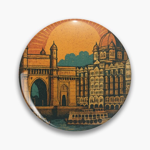 Item preview, Gateway of India and Taj Mahal Palace, Mumbai Waterfront designed and sold by Aryabek.