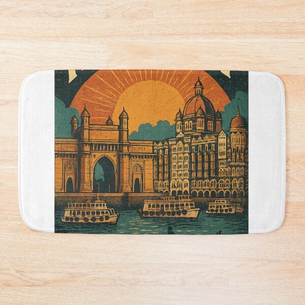 Item preview, Gateway of India and Taj Mahal Palace, Mumbai Waterfront designed and sold by Aryabek.