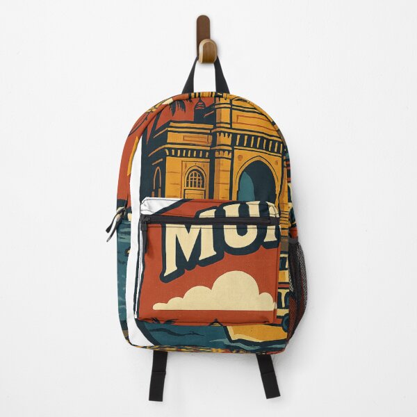 Item preview, Mumbai Skyline with Gateway of India and Ferry on Arabian Sea designed and sold by Aryabek.