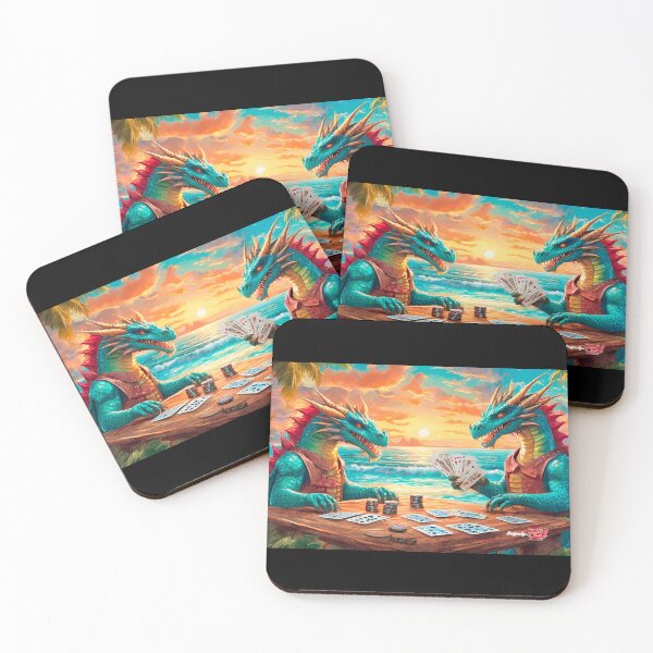Item preview, Dragon Poker By the Shore Design By Rich AMeN Gill designed and sold by RichAMeNGill.