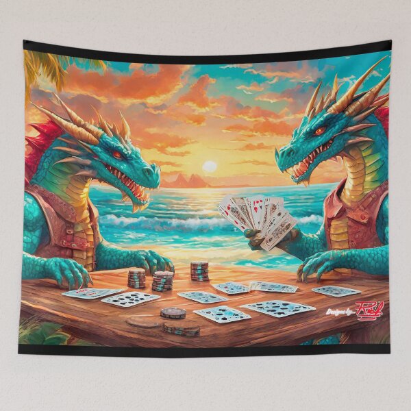 Item preview, Dragon Poker By the Shore Design By Rich AMeN Gill designed and sold by RichAMeNGill.