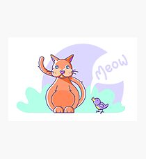 Meow Photographic Print