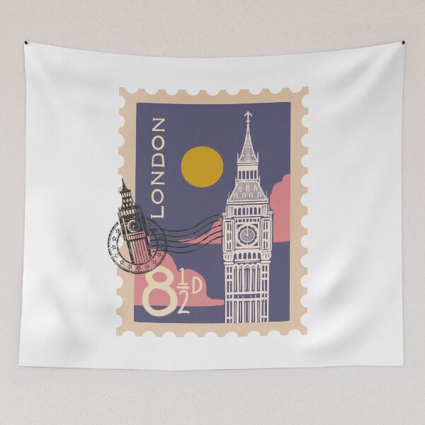 Item preview, London stamp designed and sold by Neadoodles.