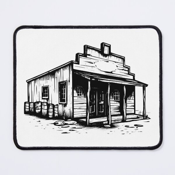 Item preview, Wild West Saloon Store Supply Shop Desert Vintage Town designed and sold by inkoutninja.