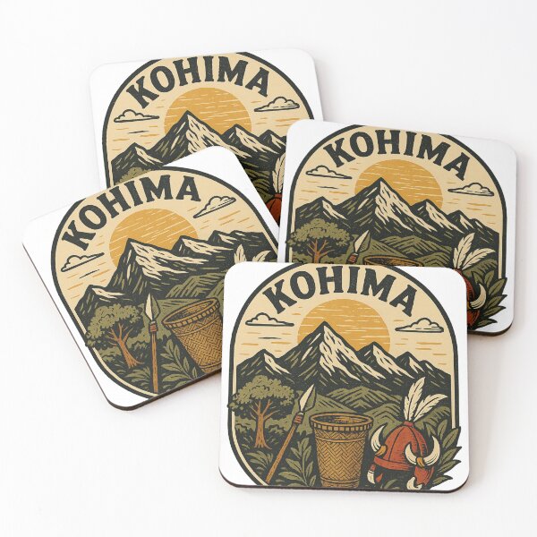 Item preview, Tribal Warrior and Village Gate at Sunset, Kohima designed and sold by Aryabek.