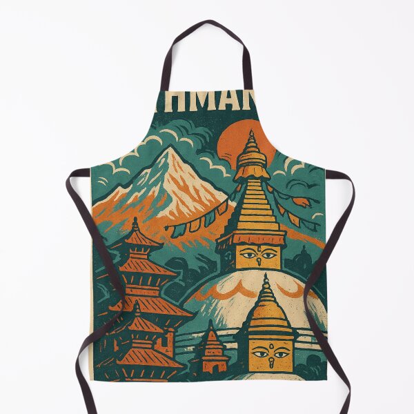 Item preview, Boudhanath Stupa and Himalayas in Kathmandu Valley designed and sold by Aryabek.