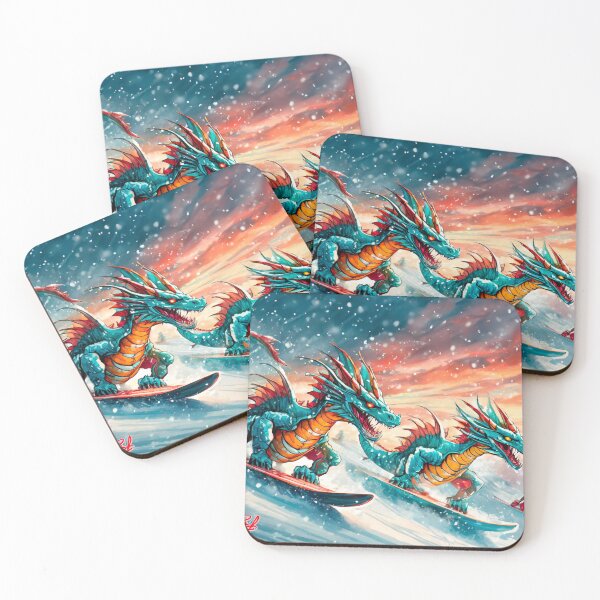 Item preview, Dragons on Snowboards Designs by Rich AMeN Gill designed and sold by RichAMeNGill.