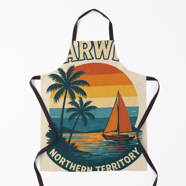 Item preview, Sailboat and Sunset on the Coastline of Darwin, Northern Territory designed and sold by Aryabek.