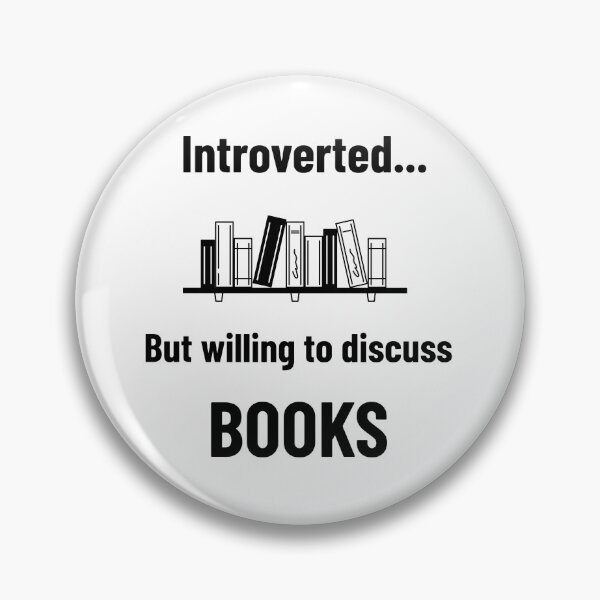 Item preview, INTROVERTED...BUT WILLING TO DISCUSS BOOKS designed and sold by TeeezShirtz.