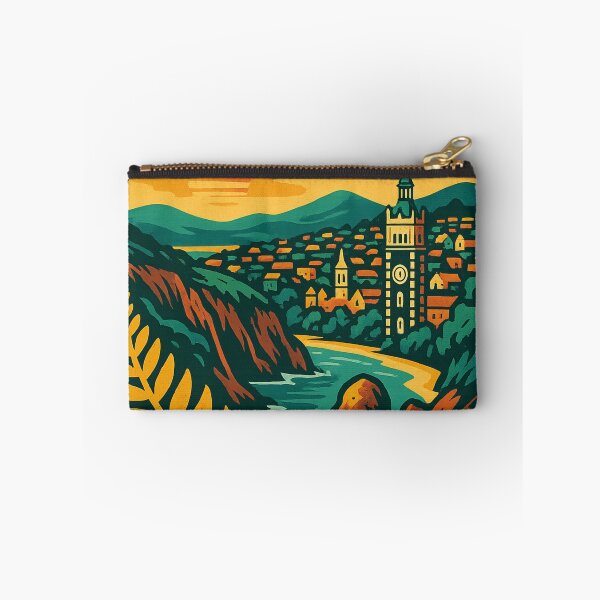 Item preview, Dunedin Coastline with Albatross and Lighthouse at Sunset designed and sold by Aryabek.