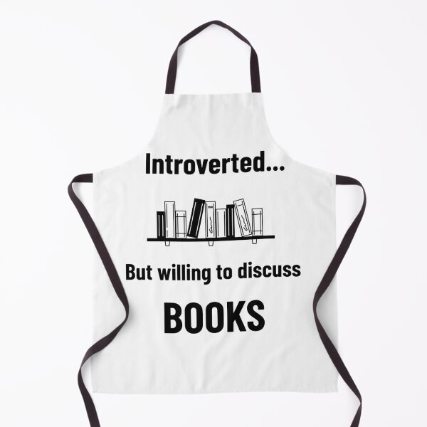 Item preview, INTROVERTED...BUT WILLING TO DISCUSS BOOKS designed and sold by TeeezShirtz.