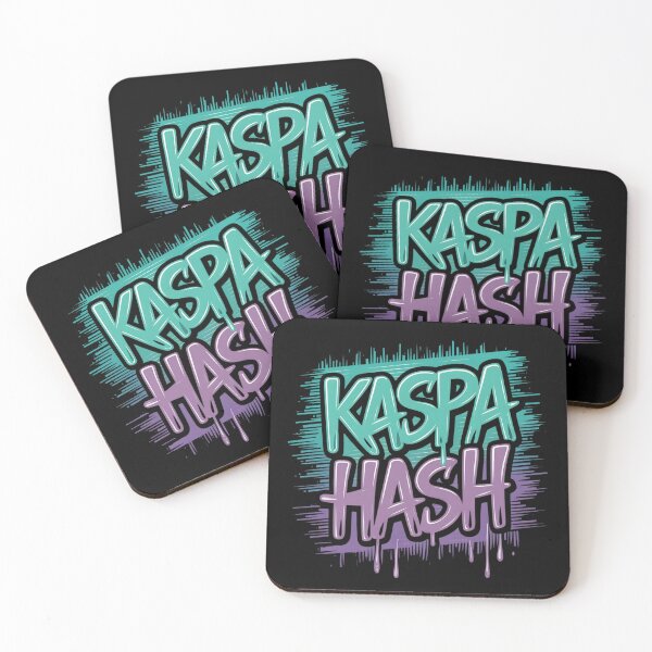 Item preview, Work In. Blocks Out. Kaspa designed and sold by RadDeck.