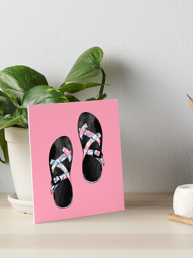 Pink Floral Chacos