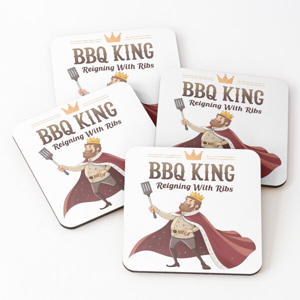 Item preview, bbq king reigning with ribs designed and sold by GogoGrove.