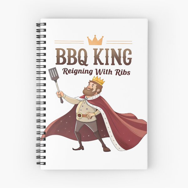 Item preview, bbq king reigning with ribs designed and sold by GogoGrove.