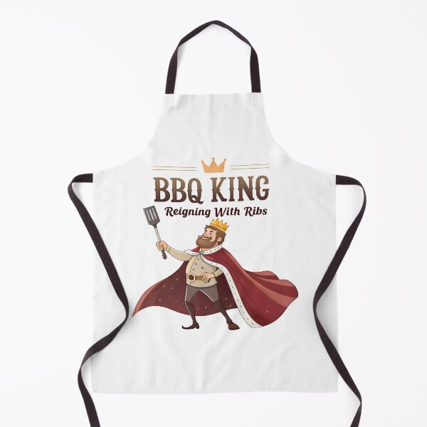 Item preview, bbq king reigning with ribs designed and sold by GogoGrove.