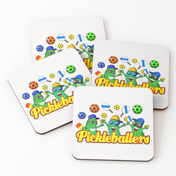 Item preview, Pickleballers Logo Graphic Design. Cartoon Logo Design.  designed and sold by Uncle Steve The Cartoonguy's Pickleball Madness..